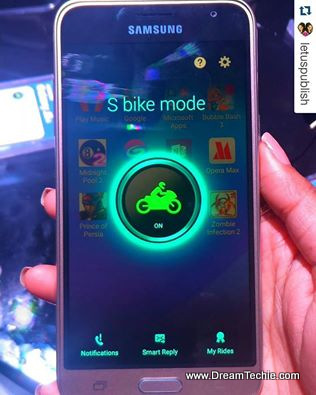How the S bike mode - Samsung Galaxy J 3