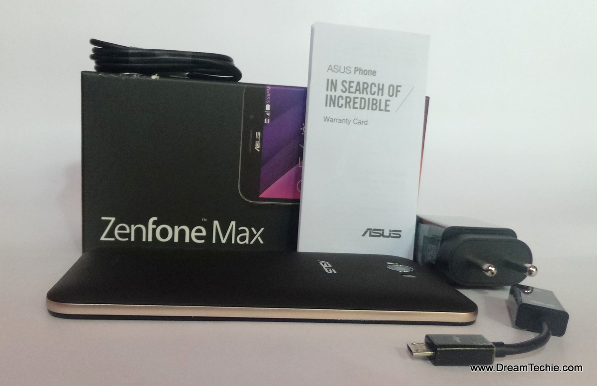 Asus Zenfone Max Box unboxing