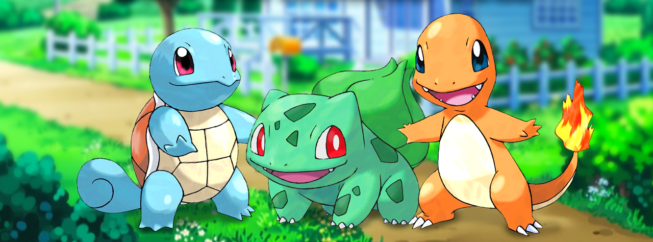 Charmander, Squirtle and Bulbasaur