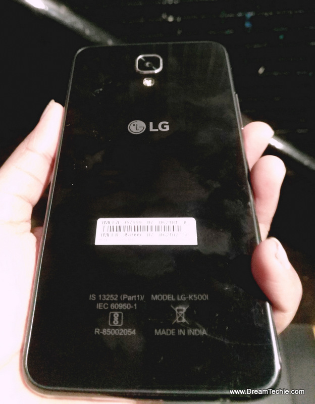 LG X Screen Black Device